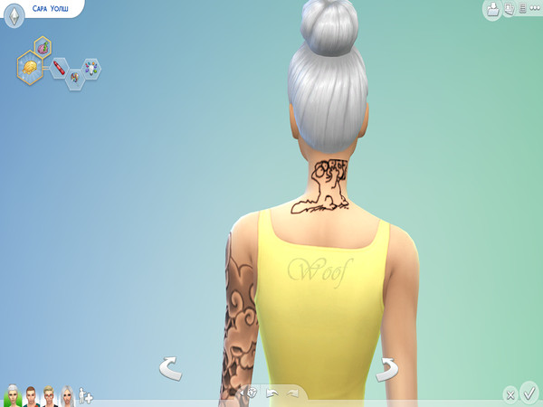 Sims 4 —  by MikalinaMikalina — Non-default. I hope you like it!:3 U find it: Tattoo categories.