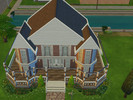 Sims 4 — Wraparound Victorian by suzie2qute — A story-storied 2 bedroom, 1 1/2 baths house with big wraparound porch.