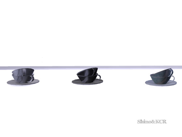 Sims 4 — Autumn Outdoor - Teacups stacked by ShinoKCR — part of you Teaset