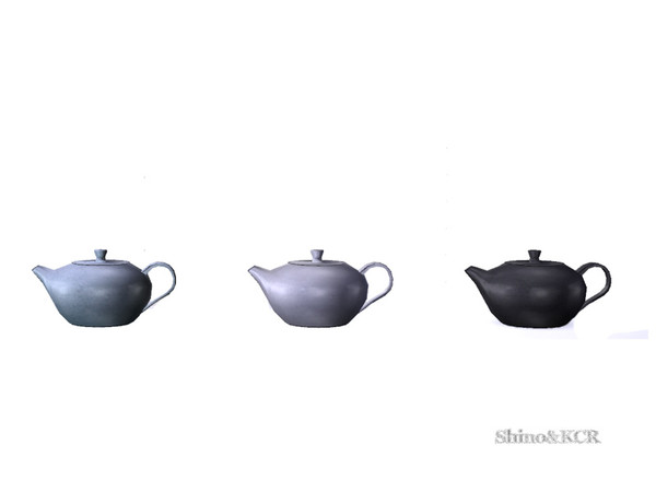 Sims 4 — Autumn Outdoor - Teapot by ShinoKCR — most important part of your Teaset