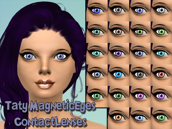 Sims 4 — [Ts4]Taty_MagneticEyes_ContactLenses by tatygagg — - Female, Male - Teen, Young Adult, Adult, Elder