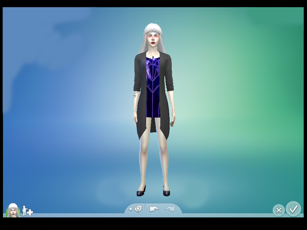 The Sims Resource - Blazer and Patent Leather Dress