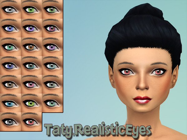 Sims 4 — [Ts4]Taty_RealisticEyes by tatygagg — -Female, Male -Child, Teen, Young Adult, Adult, Elder