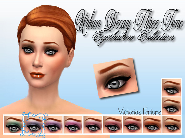 Sims 4 — Blue by fortunecookie1 — Using three tones of one color gives your sim a beautifully blended eye shadow. This is