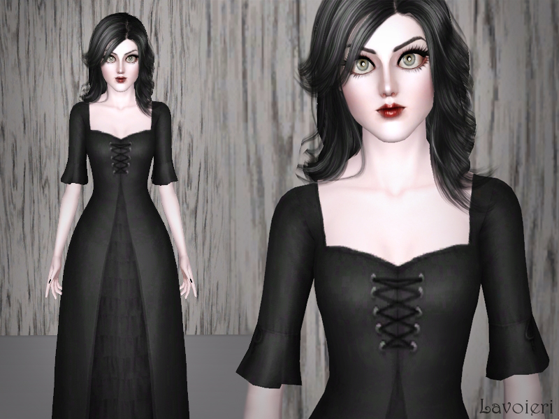 The Sims Resource - Hollow Dress