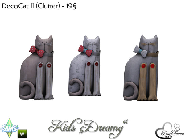 Sims 4 — Kids 'Dreamy' DecoCat II by BuffSumm — Part of the *Kids Dreamy Set* for Sims 4 NOT FOR USE WITH SIMS INVENTORY