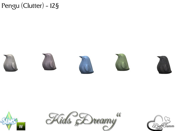 Sims 4 — Kids 'Dreamy' Pengu by BuffSumm — Part of the *Kids Dreamy Set* for Sims 4 NOT FOR USE WITH SIMS INVENTORY