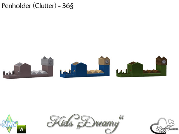 Sims 4 — Kids 'Dreamy' Penholder by BuffSumm — Part of the *Kids Dreamy Set* for Sims 4 NOT FOR USE WITH SIMS INVENTORY