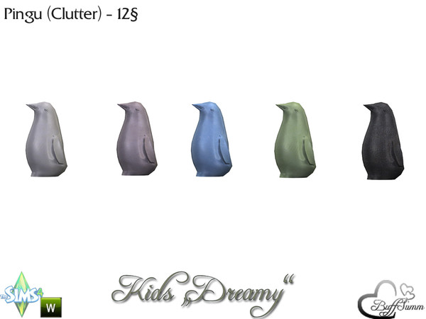 Sims 4 — Kids 'Dreamy' Pingu by BuffSumm — Part of the *Kids Dreamy Set* for Sims 4 NOT FOR USE WITH SIMS INVENTORY