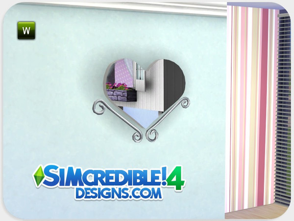 Sims 4 — Dolls House Mirror by SIMcredible! — As our girls were missing this set, we recreated it now for sims 4 ^^ by