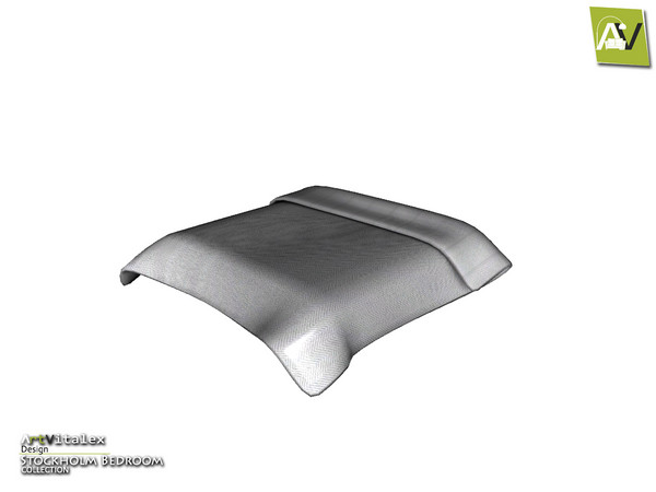 Sims 3 — Stockholm Bed Blanket by ArtVitalex — - Stockholm Bed Blanket - ArtVitalex@TSR, Nov 2014