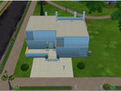 Sims 4 — Block Model by suzie2qute — Modern on the outside, comfy and cozy on the inside. Perfect for a small family who