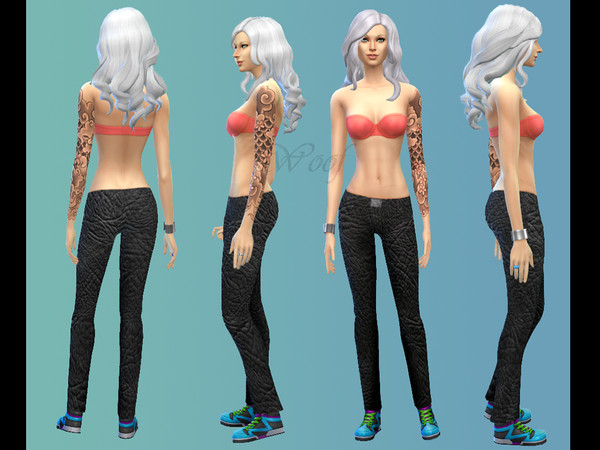 Sims 4 — |MM| Leather Pants by MikalinaMikalina — Leather Pants: - for female - non-defaul