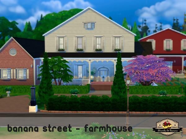 Sims 4 — Banana Street - Luxury Farmhouse by Mamba_Negra2 — This is a perfect house!! (but it is very expensive xD) for