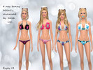Sims 4 — bikini set by sarahlasshes — a variety of different bikini's to choose from, for A/T/YA/E recoloured by me