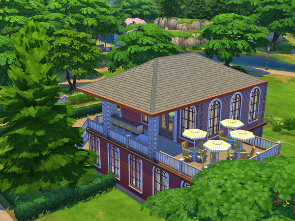 Sims 4 — Pool&Fitness! by cashynia — The place for your sims to practice them fitness and learn to swim!