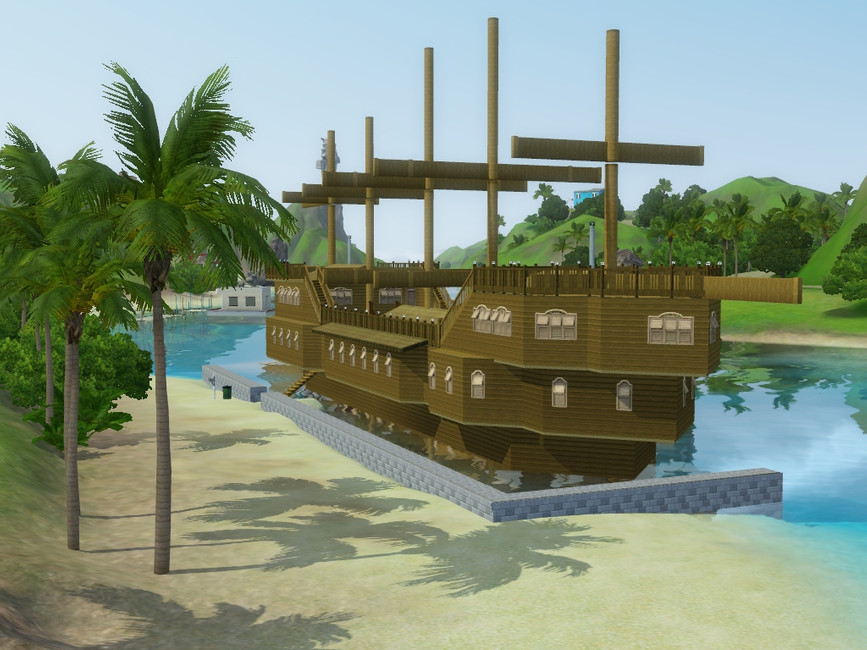 The Sims Resource Pirate ship