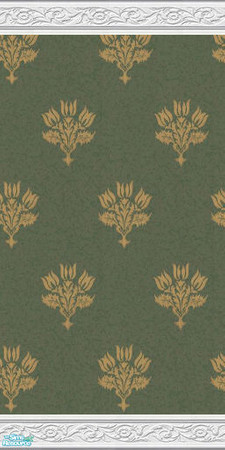 Sims 2 — Cloudsley wallpaper set - green by Mekhi — 