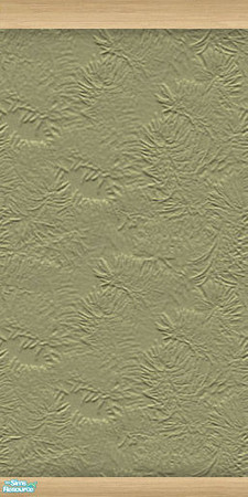 Sims 2 — NK TC50 Arizona LR - Wall 2 by MoMama — A textured green with a light wood crown molding and baseboard.