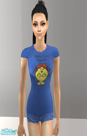 Sims 2 — Teen Summer PJ's  - 0 by agaliha5 — no mesh needed. enjoy!
