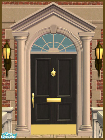 Sims 2 — Triangle Pediment Recolor - Limestone by phoenix_phaerie — A limestone recolor of the Pedimentary, My Dear!