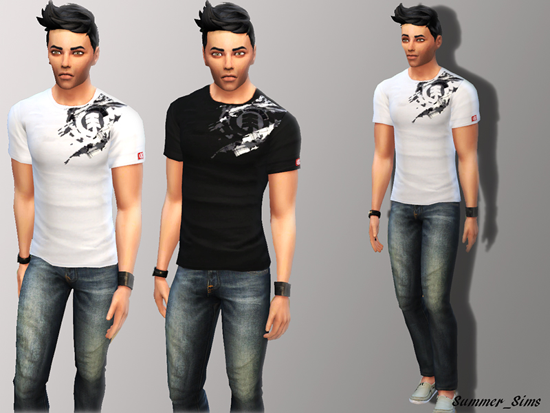 The Sims Resource - Element Tshirts