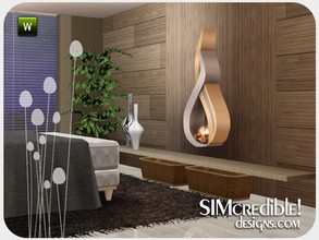 Sims 3 — Serene Hues Fireplace by SIMcredible! — by SIMcredibledesigns.com available at TSR
