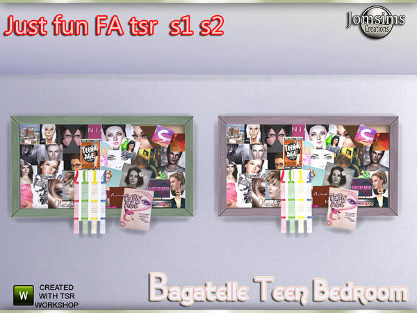Sims 4 — bagatelle wall decorative frame cork by jomsims — bagatelle wall decorative frame cork. I did not know what to