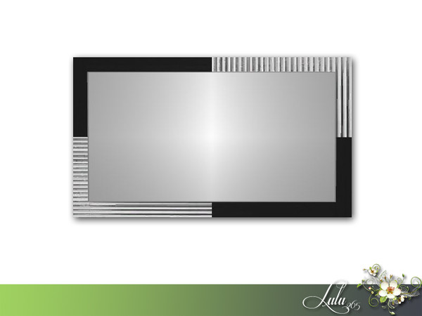 Sims 3 — Blackwood bedroom Mirror by Lulu265 — Part of the Black Wood Bedroom Set Fully CAStable Made by Lulu265 for TSR.