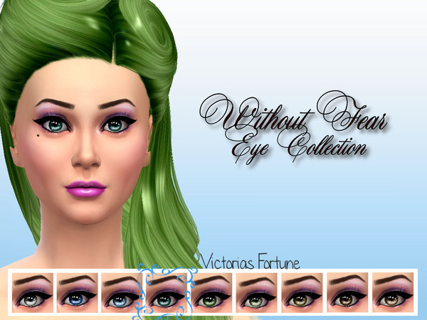 Sims 4 — Aqua by fortunecookie1 — Here are recreations of my Sims 2 Without Fear Eye Collection. I hope you enjoy them!