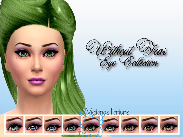 Sims 4 — Green by fortunecookie1 — Here are recreations of my Sims 2 Without Fear Eye Collection. I hope you enjoy them!
