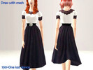 Sims 2 — 100-One last dance by Well_sims — Beautiful black and white dress for you.
