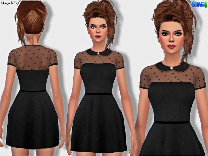 Rynke panden Venlighed Downtown The Sims Resource - Sims 4 Valentino Stars Dress