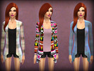 Sims 4 — Hipster Weekend Outfit by holly9955 — This is a pack of three recolors of the base game full outfit labeled as