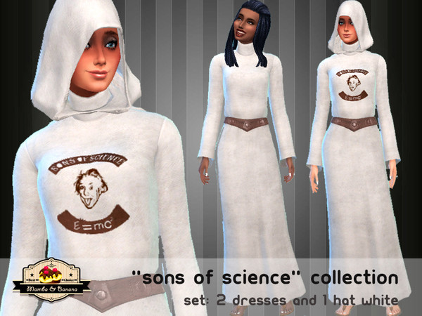 Sims 4 — SET for scientist nun for Saint Einstein Monastery by Mamba_Negra2 — This set are designed for my lot