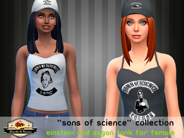 Sims 4 — SET Tanks Sagan and Einstein (Sons of Science Collection) by Mamba_Negra2 — Set with 2 tanks by Sons of Science