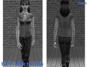 Sims 2 —  Mesh K8parsfaccaprisuit100105 by Well_sims — Mesh for you.