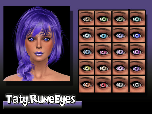 Sims 4 — [Ts4]Taty_RuneEyes by tatygagg — -Female, Male -Child, Teen, Young Adult, Adult, Elder