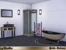 Sims 4 — Ophelia Bathroom by Canelline — A bathroom trend, neoclassical, in 2 variations. After a hard day's work, what