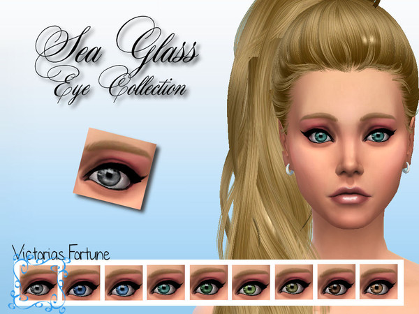 Sims 4 — Grey by fortunecookie1 — Let these new eyes give your sim the peacefulness of the sea with the crystal clear