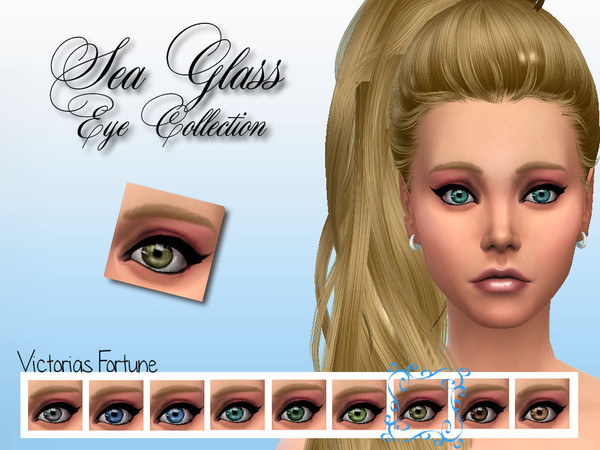 Sims 4 — Hazel by fortunecookie1 — Let these new eyes give your sim the peacefulness of the sea with the crystal clear