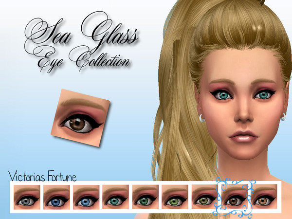 Sims 4 — Brown by fortunecookie1 — Let these new eyes give your sim the peacefulness of the sea with the crystal clear