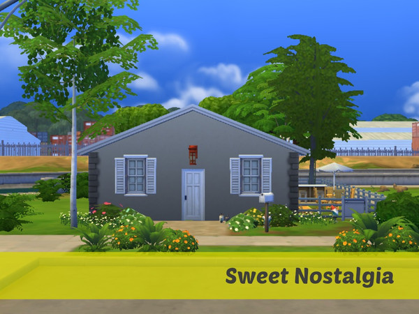 Sims 4 — Sweet Nostalgia by Kamcs2 — This little house is for a three-member family (two parents and one child) perfect