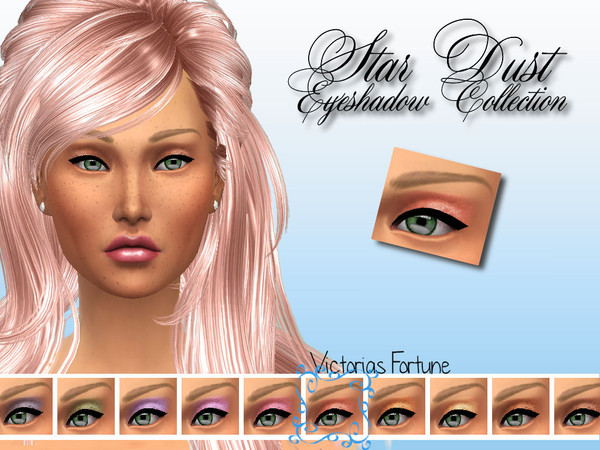 Sims 4 — Cranberry by fortunecookie1 — Want to add some shimmer to your sims eyeshadow? Victorias Fortune Star Dust