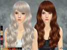 Sims 4 — Sorrow Hairstyle - Sims 4 by Cazy — Female conversion hairstyle for Teen through Elder. Mesh reworked to be more