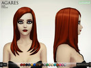 Sims 4 — Madlen Agares Hair by MJ95 — New hairstyle that will add a little volume to your sim's hair. Perfect for every