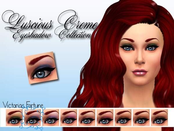 Sims 4 — Blue by fortunecookie1 — This new eye shadow is a soft, luscious, creamy shadow for your favorite sim. Victorias
