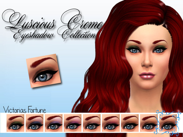 Sims 4 — French Toast by fortunecookie1 — This new eye shadow is a soft, luscious, creamy shadow for your favorite sim.