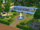 Sims 4 — Villa Hermosa Park by syberiana2 — This is a beautiful place where yours sims can play chess, make a BBQ,