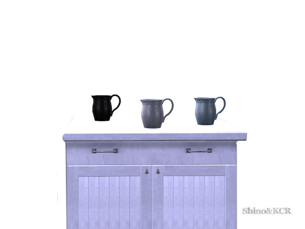 Sims 4 — Dark Chocolate - Pitcher by ShinoKCR — Pitcher for Milk or water inspired by Pottery Barn